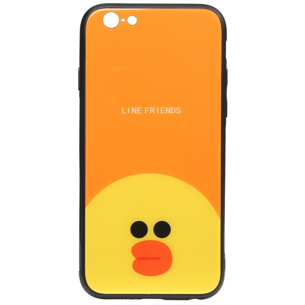 

Чехол-накладка TOTO Cartoon Print Glass Case для Apple iPhone 6/6s Line friends Sally