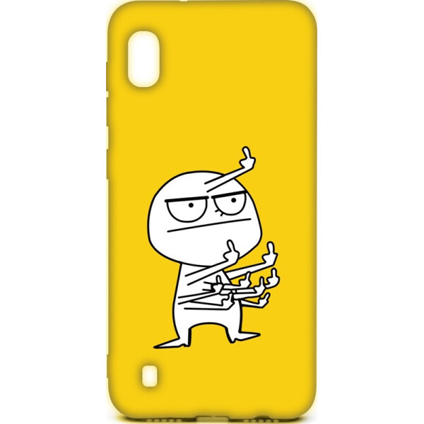 

Чехол-накладка TOTO Cartoon Soft Silicone TPU Case Samsung Galaxy A10 FK 9 Yellow