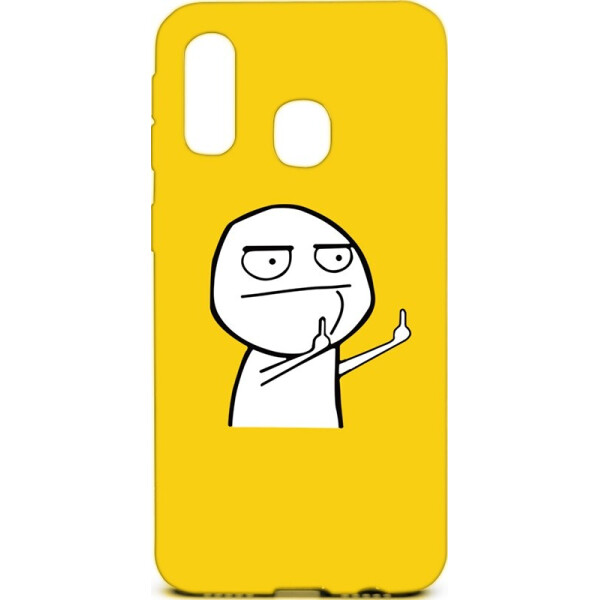 

Чехол-накладка TOTO Cartoon Soft Silicone TPU Case Samsung Galaxy A40 FK 2 Yellow