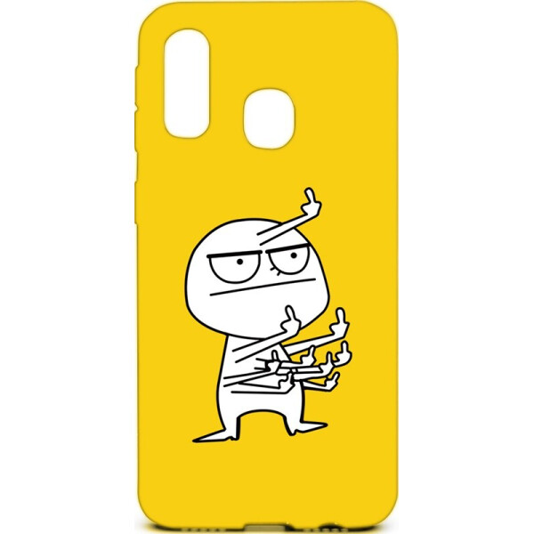 

Чехол-накладка TOTO Cartoon Soft Silicone TPU Case Samsung Galaxy A40 FK 9 Yellow