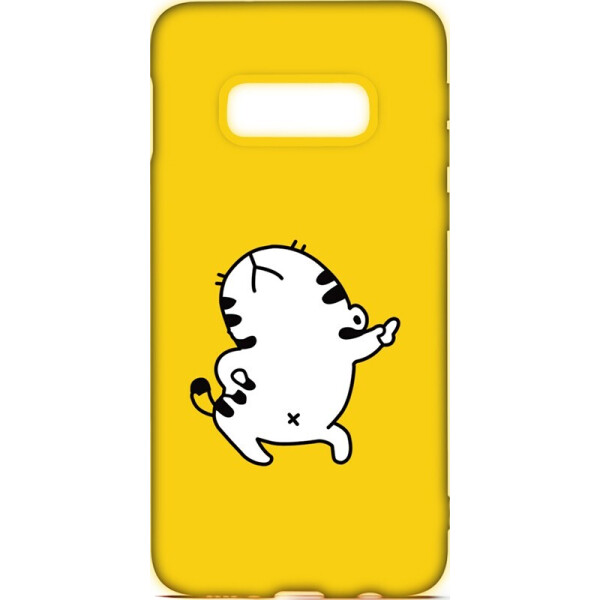 

Чехол-накладка TOTO Cartoon Soft Silicone TPU Case Samsung Galaxy S10e Cat Yellow