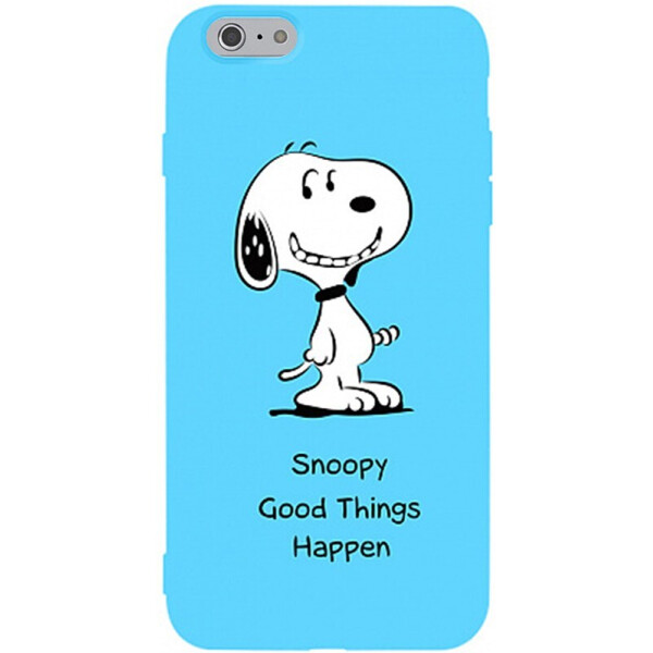 

Чехол-накладка TOTO Matt Tpu 2mm Print Case Apple iPhone 6/6s #64 Snoopy Sky Blue