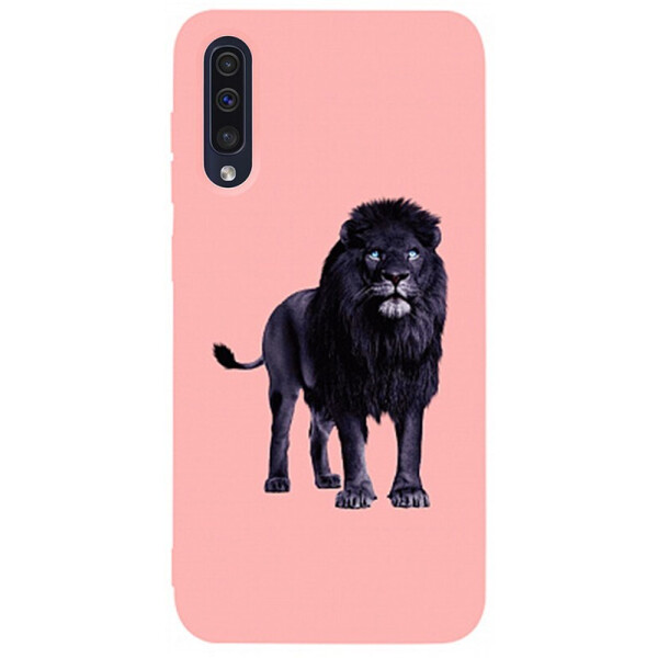 

Чехол-накладка TOTO Matt Tpu 2mm Print Case Samsung Galaxy A50 #36 Blacklion Pink