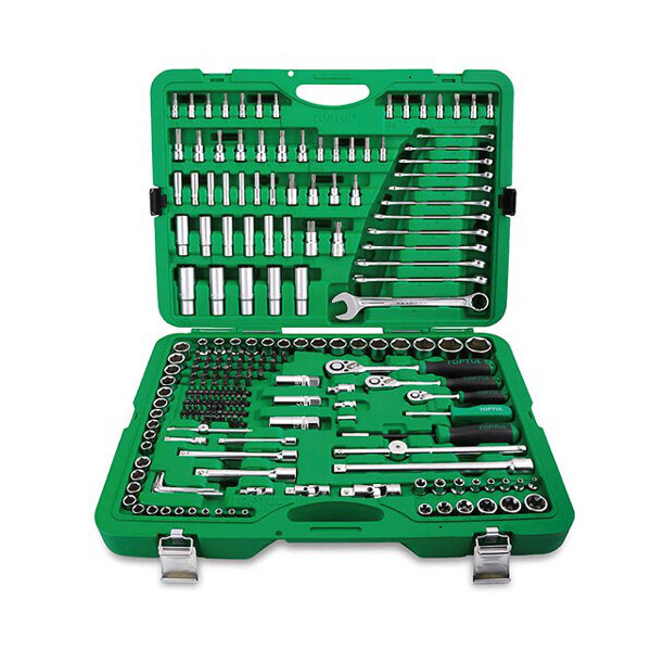 

Профессиональный Набор Инструмента 1/4", 3/8", 1/2" 216Ед. Toptul Gcai216R