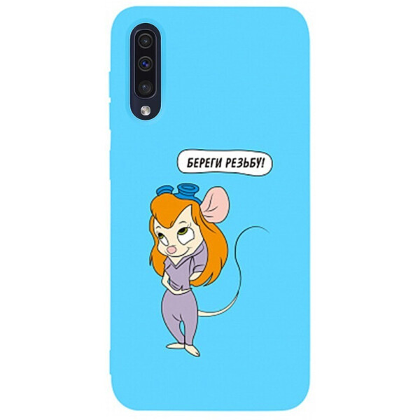

Чехол-накладка TOTO Matt Tpu 2mm Print Case Samsung Galaxy A50 #72 Rezba Sky Blue