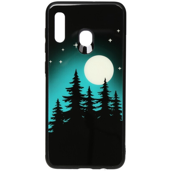 

Чехол-накладка TOTO Night Light Print Glass Case для Samsung Galaxy A20/A30 Full Moon