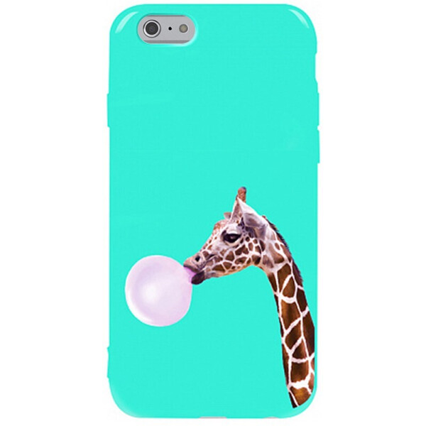 

Чехол-накладка TOTO Pure Tpu 2mm Print Case Apple iPhone 6/6s #37 Giraff Gum Mint