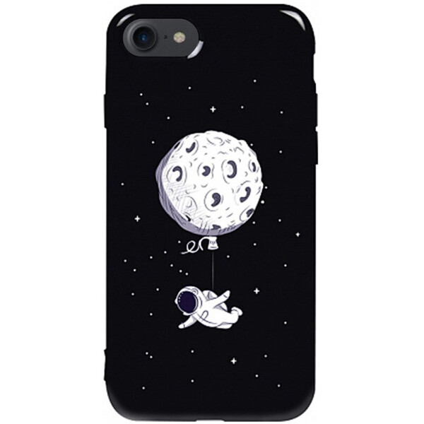 

Чехол-накладка TOTO Pure Tpu 2mm Print Case Apple iPhone 7/8 #47 Space Moon Black