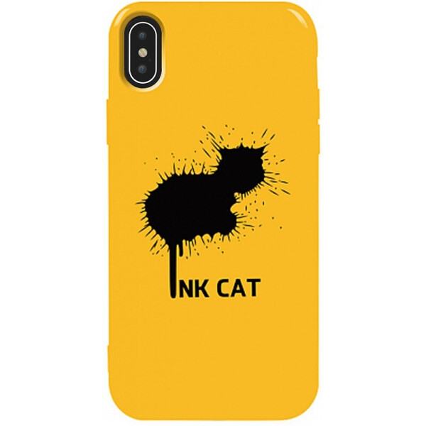 

Чехол-накладка TOTO Pure Tpu 2mm Print Case Apple iPhone Xs Max #48 Inkcat Yellow