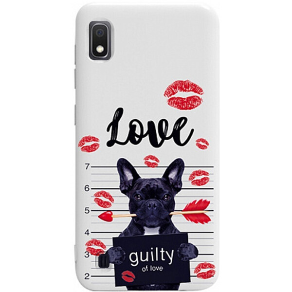 

Чехол-накладка TOTO Pure Tpu 2mm Print Case Samsung Galaxy A10 #39 Dog Kiss White