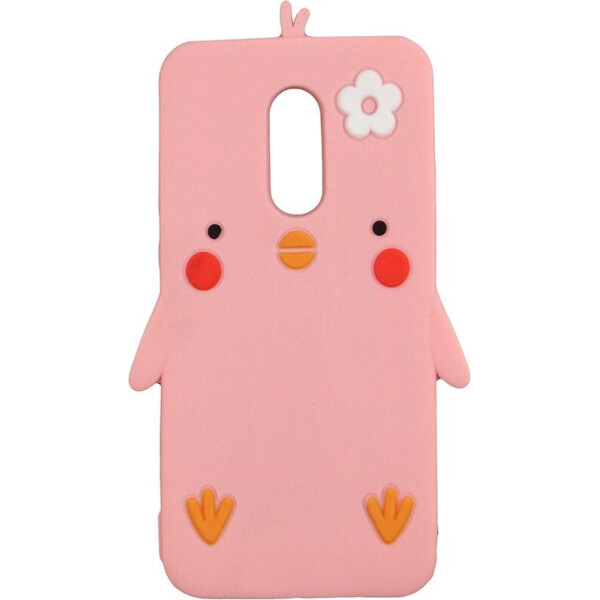 

Чехол-накладка TOTO Silicon Сartoon Network Chicken Case Xiaomi Redmi 5 Plus Pink