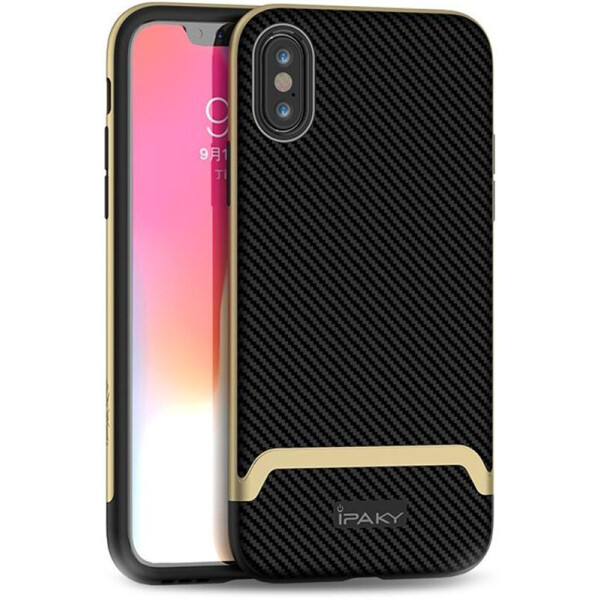 

Чехол-накладка Ipaky Bumblebee Series/ PC Frame with TPU Case iPhone Xs Max Gold