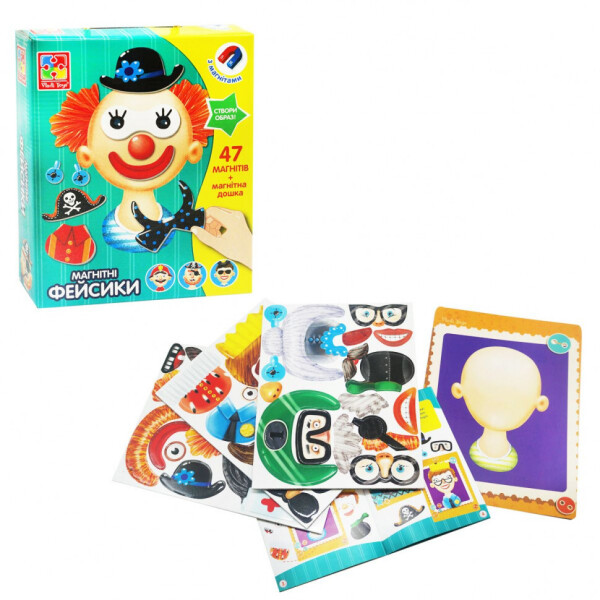 

Настольная Магнитная Игра ";фейсики"; Vt3702-15
