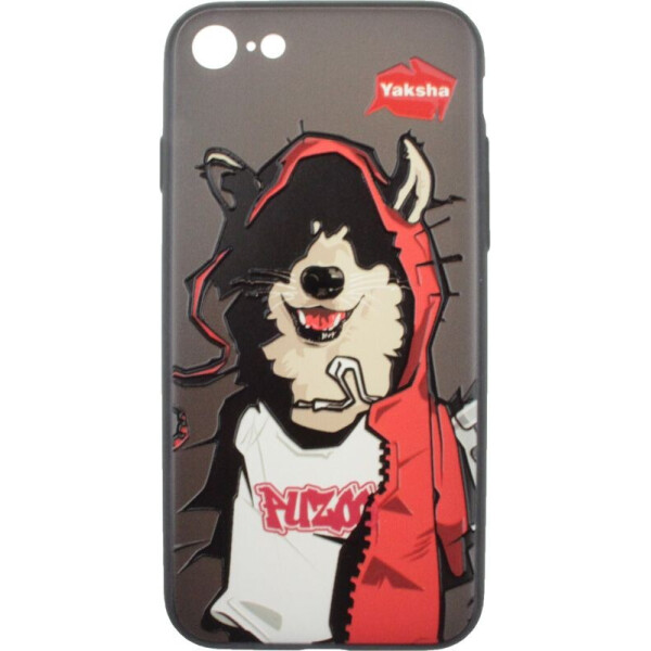 

Чехол-накладка PUZOO TPU Case with UV Printing Hip Hop iPhone 7/8 MC Husky Black