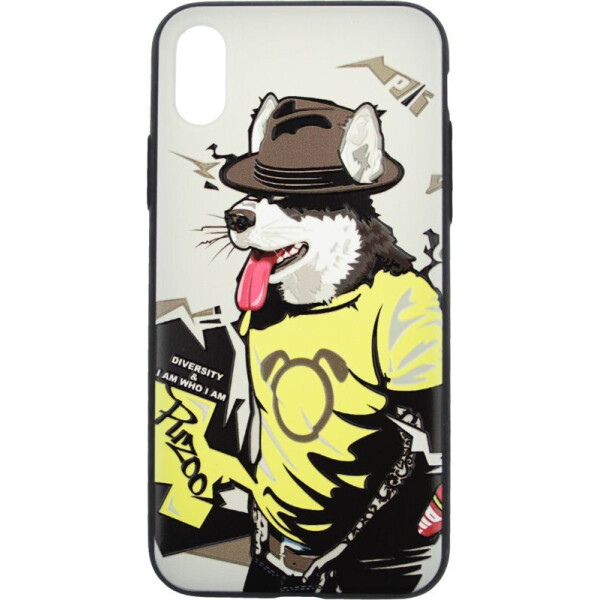 

Чехол-накладка PUZOO TPU Case with UV Printing Hip Hop iPhone X RAP Alaskan Grey