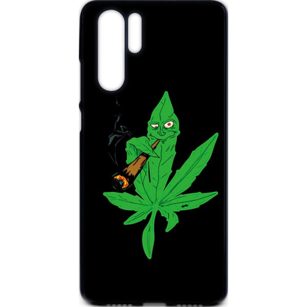 

Чехол-накладка TOTO Cartoon Soft Silicone TPU Case Huawei P30 Pro Cannabis Black