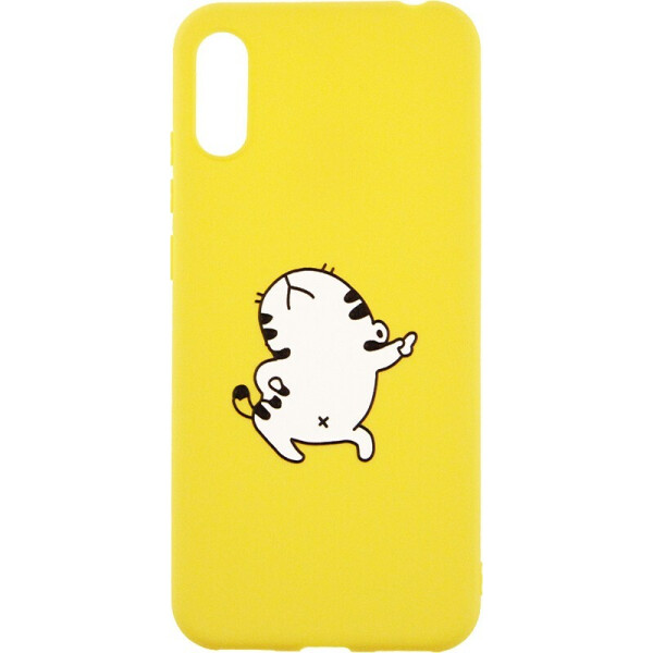 

Чехол-накладка TOTO Cartoon Soft Silicone TPU Case Huawei Y6 2019 Cat Yellow