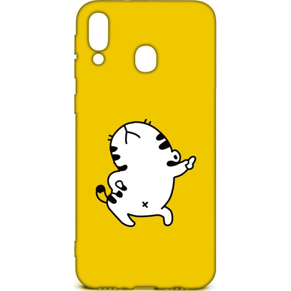 

Чехол-накладка TOTO Cartoon Soft Silicone TPU Case Samsung Galaxy M20 Cat Yellow