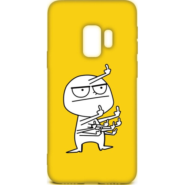

Чехол-накладка TOTO Cartoon Soft Silicone TPU Case Samsung Galaxy S9 FK9 Yellow