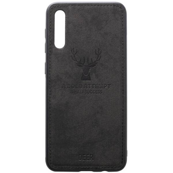 

Чехол-накладка TOTO Deer Shell With Leather Effect Case для Samsung Galaxy A50 Black