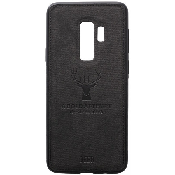 

Чехол-накладка TOTO Deer Shell With Leather Effect Case для Samsung Galaxy S9+ Black