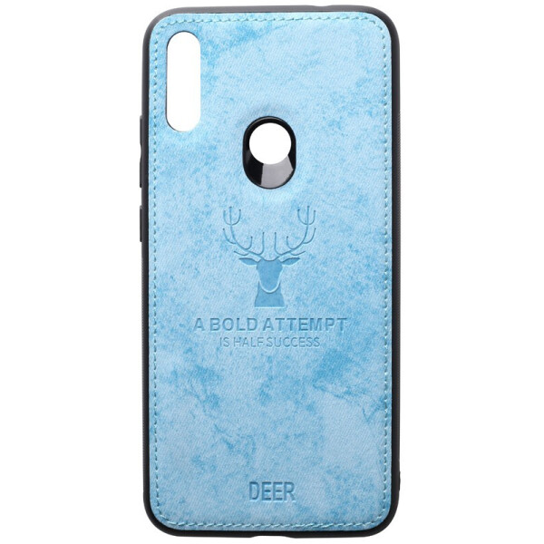 

Чехол-накладка TOTO Deer Shell With Leather Effect Case для Xiaomi Redmi Note 7 Blue