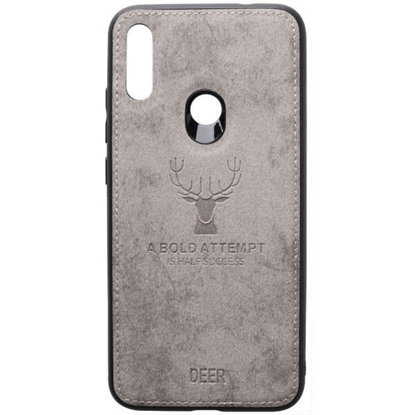 

Чехол-накладка TOTO Deer Shell With Leather Effect Case для Xiaomi Redmi Note 7 Grey