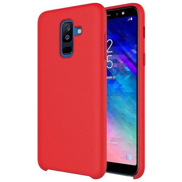 

Чехол-накладка TOTO Liquid Silicone case Samsung Galaxy A6 Plus 2018 (A605F) Red