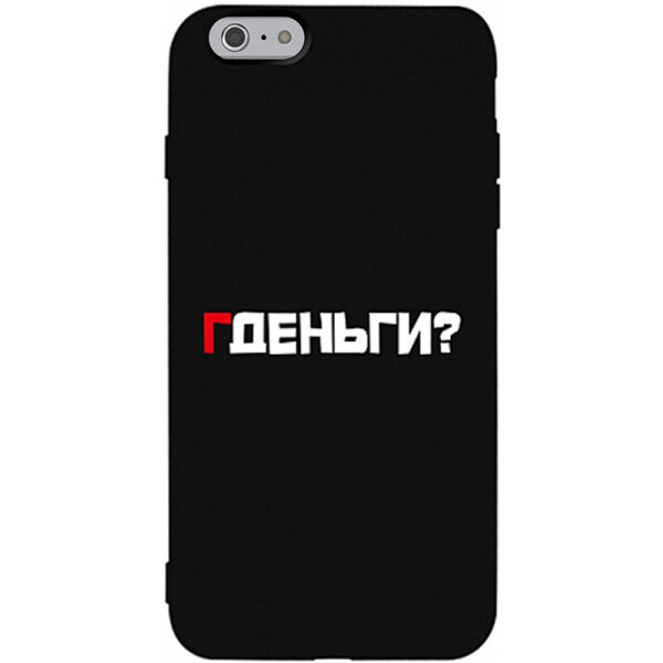 

Чехол-накладка TOTO Matt Tpu 2mm Print Case Apple iPhone 6/6s #61 Gdedengi Black