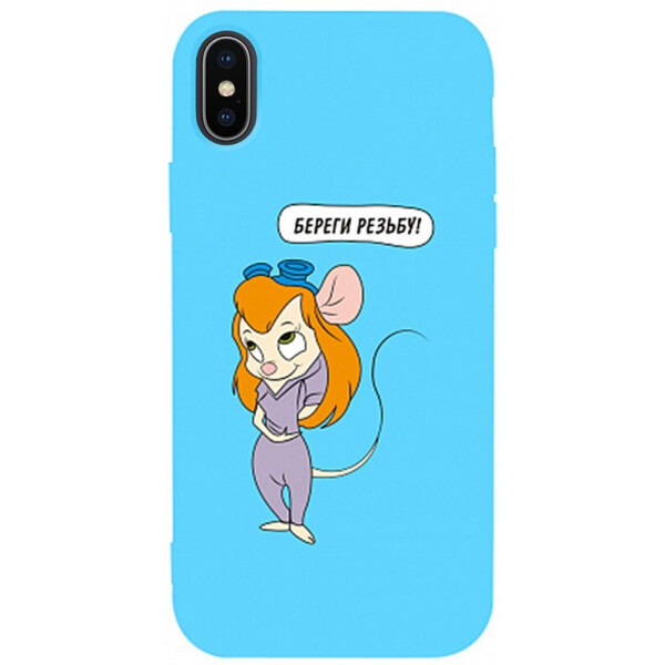 

Чехол-накладка TOTO Matt Tpu 2mm Print Case Apple iPhone X/XS #72 Rezba Sky Blue
