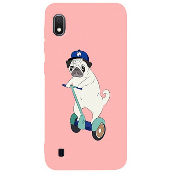 

Чехол-накладка TOTO Matt Tpu 2mm Print Case Samsung Galaxy A10 #2 Dog Skate Pink