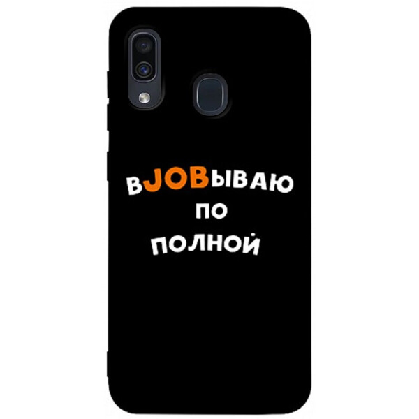 

Чехол-накладка TOTO Matt Tpu 2mm Print Case Samsung Galaxy A20/A30 #21 Job Black