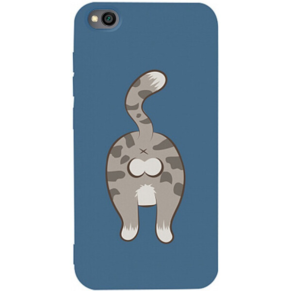 

Чехол-накладка TOTO Matt Tpu 2mm Print Case Xiaomi Redmi Go #62 Catzad Navy Blue