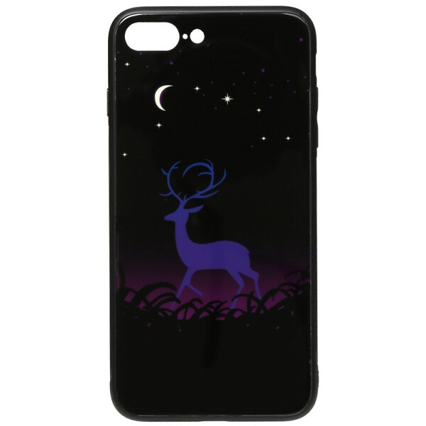 

Чехол-накладка TOTO Night Light Print Glass Case для Apple iPhone 7 Plus/8 Plus Deer