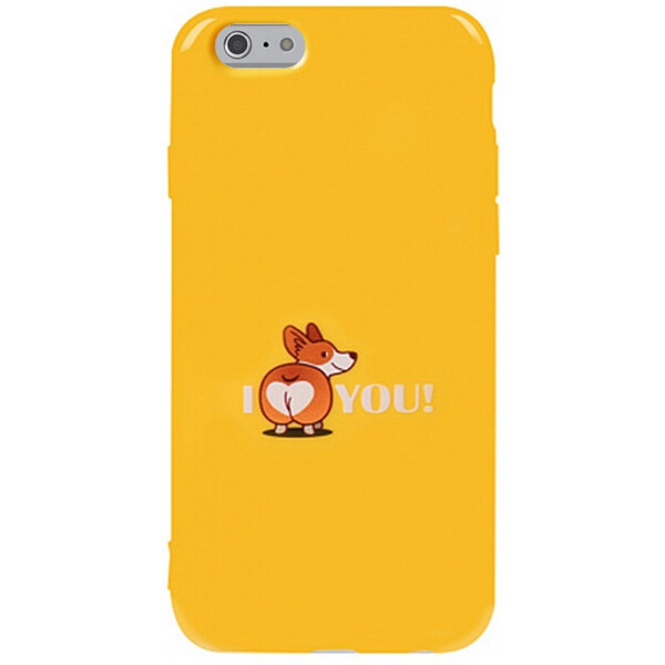 

Чехол-накладка TOTO Pure Tpu 2mm Print Case Apple iPhone 6/6s #68 Korgias Yellow