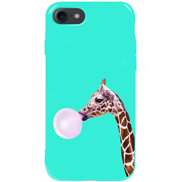 

Чехол-накладка TOTO Pure Tpu 2mm Print Case Apple iPhone 7/8 #37 Giraff Gum Mint