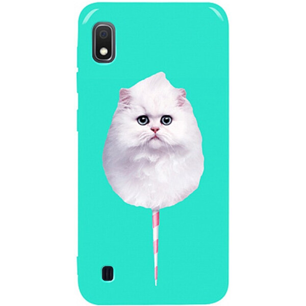 

Чехол-накладка TOTO Pure Tpu 2mm Print Case Samsung Galaxy A10 #9 Cat Candy Mint