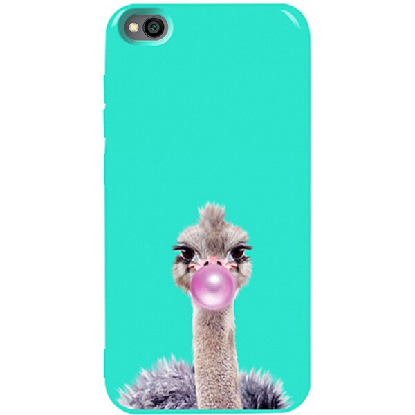 

Чехол-накладка TOTO Pure Tpu 2mm Print Case Xiaomi Redmi Go #38 Ostrich Gum Mint