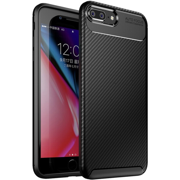 

Чехол-накладка TOTO TPU Carbon Fiber 1,5mm Case Apple iPhone 7 Plus/8 Plus Black
