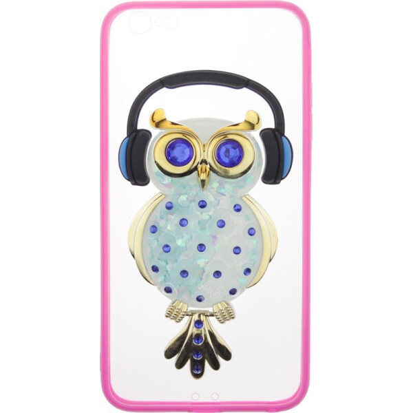 

Чехол-накладка TOTO TPU Stones Case IPhone 6 Plus/6S Plus Owl in Headphones Blue