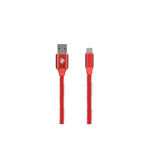 

2E Fur Usb 2.0 To Microusb Cable[2E-Ccmtac-Red]
