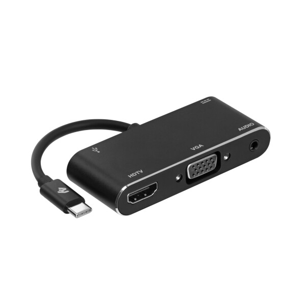 

2E Type C To Usb 3.0+Aux+Hdmi+Vga+Usb Type C, 0.15M, Black