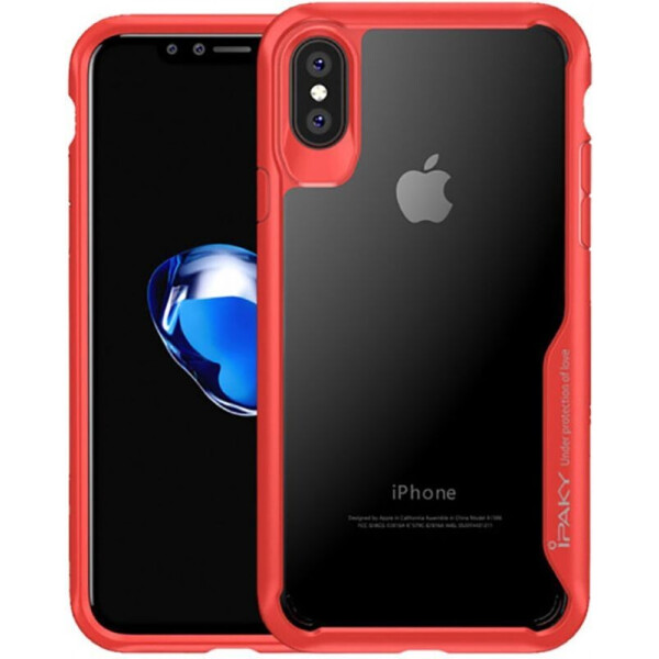 

Чехол-накладка Ipaky Survival TPU Frame Injected Anti-Scratch iPhone Xs Max Red