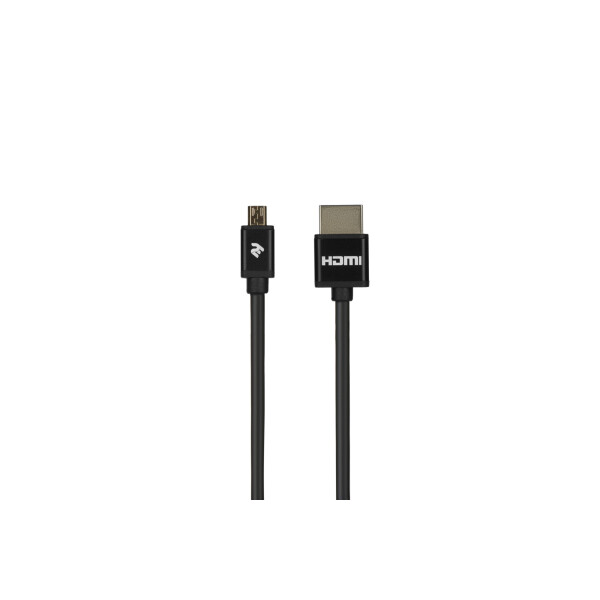 

2E Кабель Ultra Slim Hdmi 1.4 (Am/microam) High Speed, Alumium, Black 2M