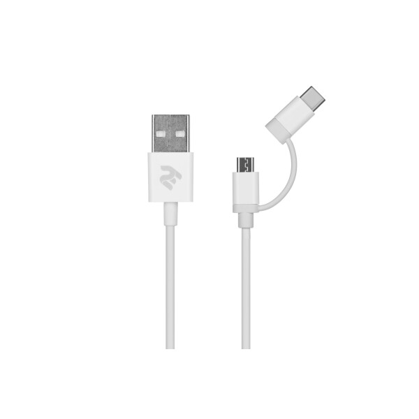

2E Кабель Usb To Micro + Type C[2E-Ccmtab-Wt]