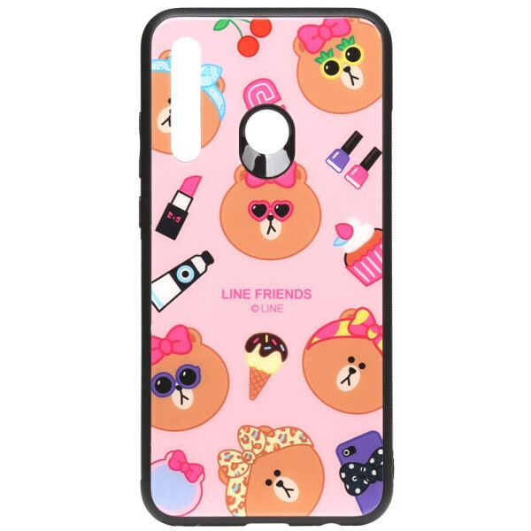 

Чехол-накладка TOTO Cartoon Print Glass Case для Huawei P Smart Z Line friends Linc