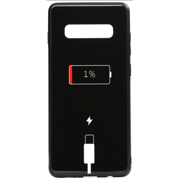 

Чехол-накладка TOTO Cartoon Print Glass Case для Samsung Galaxy S10e Battery Charge