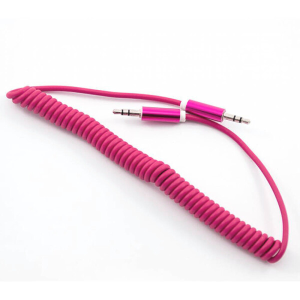 

Aux Кабель (Пружина) 3.5Mm (Розовый)