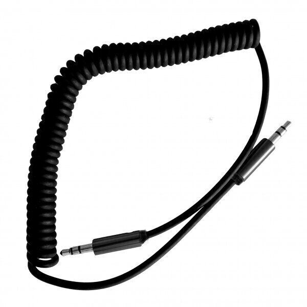 Aux Кабель (Пружина) 3.5Mm (Черный)