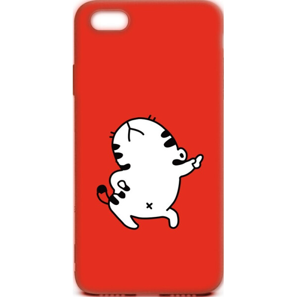 

Чехол-накладка TOTO Cartoon Soft Silicone TPU Case Apple iPhone SE/5s/5 Cat Red